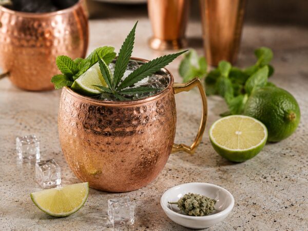Der Cannabis Cocktail cannabib Mule